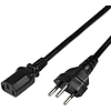 Logilink Power Cord, Swiss-C13 cable, black, 1,80m (CP102)