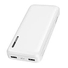 Logilink Powerbank 20.000 mAh, 2x USB-A, 1x USB-C, fehér