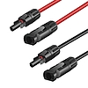 Logilink Szolár hosszabbító kábelkészlet, MC4/M - MC4/F, 6 mm2, CU, 5 m (PHC0103)