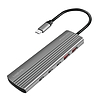Logilink Ultravékony USB 3.2 Gen2 hub, 2x USB-A, 8x USB-C, PD, 100 W, asztroszürke