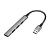 LogiLink USB 3.0, 4 portos vékony hub, alumínium házzal (UA0391)