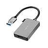 Logilink USB 3.0 adapter, USB-A/M HDMI-A/F, 1080p, szürke, 0,15 m