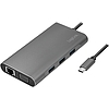 Logilink USB 3.2 Gen 1, Docking Station, USB-C, 10-Port, PD, silver (UA0383)