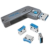 Logilink USB-A Port Blocker, 1 Key + 4 Locks (AU0043)