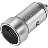 Logilink USB Car Charger, 1 Port, USB-C, PD, 20W, aluminum, silver (PA0260)
