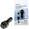Logilink USB Car Charger, 2 Port, QC3, black (PA0201)