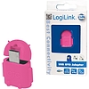 LogiLink USB micro USB OTG adapter rózsaszín (AA0065)