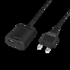 Logilink USB töltő 1,5 m-es fix kábellel, 1x USB-A 1x USB-C, 12 W (PA0256)