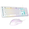 MageGee K1 vezetékes billentyűzet (ANGOL) + egérkészlet fehér (K1 White)
