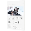 Mágneses adatvédelmi képernyővédő fólia Baseus Magic Drawing for MacBook Air 15,3" 2023/2024 + tisztítókészlet átlátszó (P40012303201-03)