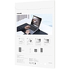 Mágneses adatvédelmi képernyővédő fólia Baseus Magic Drawing for MacBook Pro 13" 2022 + tisztítókészlet átlátszó (P40012303201-00)