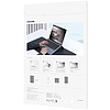 Mágneses adatvédelmi képernyővédő fólia Baseus Magic Drawing MacBook Pro 14"-hez 2021/2023 + tisztítókészlet átlátszó (P40012303201-02)