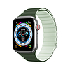 Mágneses Apple Watch Ultra, SE, 8, 7, 6, 5, 4, 3, 2, 1 (49, 45, 44, 42 mm) Dux Ducis szíj (LD verzió) - zöld
