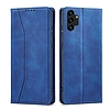 Mágneses díszes tok Samsung Galaxy A13 5G tasak pénztárca kártyatartóhoz, kék