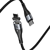 Mágneses kábel USB-C - Lightning Baseus Zinc 20W 1m, fekete (CATLXC-01)