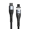 Mágneses kábel USB-C - Lightning Baseus Zinc 20W 1m, fekete (CATLXC-01)