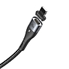 Mágneses kábel USB-C - Lightning Baseus Zinc 20W 1m, fekete (CATLXC-01)