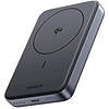 Mágneses Power Bank 10000mAh Ugreen PB761, Qi2, 30W, Magsafe + USB-C kábel fekete (45763)