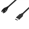 Mágneses töltő Garmin okosórákhoz USB-C-vel - fekete