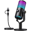 Maono DM30RGB játékmikrofon fekete (DM30RGB black)