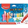 Maped Color Peps Mini Power filctoll kimosható, vastag 6,5mm 12db-os készlet