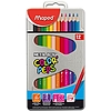 Maped Color Peps színesceruza készlet 12db-os fémdobozos normál háromszög