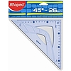 Maped Graphic háromszög vonalzó műanyag 45 fokos 26 cm