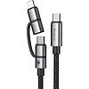 Mcdodo 2 az 1-ben kábel CA-0450 USB-C - USB-C + Lightning, 1,2 m