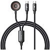 Mcdodo CA-2200 2 az 1-ben USB-C kábel + Apple Watch töltő, 60 W, 1,2 m