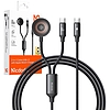 Mcdodo CA-2200 2 az 1-ben USB-C kábel + Apple Watch töltő, 60 W, 1,2 m