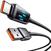 Mcdodo CA-2350 USB-A-USB-C kábel, 6A, LED kijelző, 1,2 m