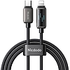 Mcdodo CA-2630 USB-C-Lightning kábel, 36 W, LED kijelző, 1,2 m