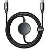 Mcdodo CA-4170 2 az 1-ben USB-C kábel + Samsung Watch vezeték nélküli töltő, 60 W, 1,5 m