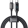 Mcdodo CA-4250 USB-C-USB-C kábel, 100 W, LED kijelző, 1,2 m