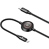 Mcdodo CA-5680 2 az 1-ben USB-C-Lightning kábel + Apple Watch töltő, 36 W, 1,5 m
