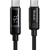 Mcdodo CA-5780 USB-C - USB-C 60 W adatkábel 1,2 m (fekete)