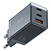 Mcdodo CH-1544 GaN fali töltő, 2x USB-C, 1x USB, 67W + USB-C-USB-C kábel fekete