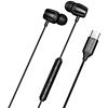 Mcdodo HP-1050 fülbe helyezhető, vezetékes fejhallgató, USB-C (fekete)