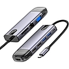 Mcdodo HU-7740 6w1 USB-C hub USB-C, HDMI, USB3.0*2, SD, TF (HU-7420)