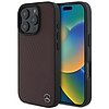 Mercedes MB fa műbőr MagSafe tok iPhone 16 Pro Max telefonhoz - piros
