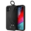 Mercedes MEHCP12SLSSBK iPhone 12 mini 5,4" czarny/fekete keménytokos szíjszalag