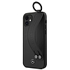 Mercedes MEHCP12SLSSBK iPhone 12 mini 5,4" czarny/fekete keménytokos szíjszalag