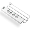 Meross MSS425FHK Smart WiFi EU elosztó, 4 aljzat + 4x USB HomeKit (MSS425FHK(EU))