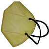 Metkon FFP2 maszk, 5 rétegű, sárga CE jelöléssel