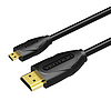 Mikro HDMI-kábel 3 m-es Vention VAA-D03-B300 fekete