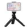 Mini állvány telefontartóra szerelhető szelfi stick kamera GoPro tartó fekete