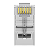 Moduláris RJ45 Cat.6 UTP Csatlakozó Vention IDDR0-100 Átlátszó 100 db.