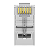 Moduláris RJ45 Cat.6 UTP Csatlakozó Vention IDDR0-100 Átlátszó 100 db.