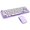 MOFII vezeték nélküli billentyűzet (ANGOL) + egér iBean Pro új 2.4G lila (iBean Pro Purple)
