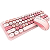MOFII vezeték nélküli billentyűzet (ANGOL) + egér iBean Pro új 2.4G rózsaszín (iBean Pro Pink)